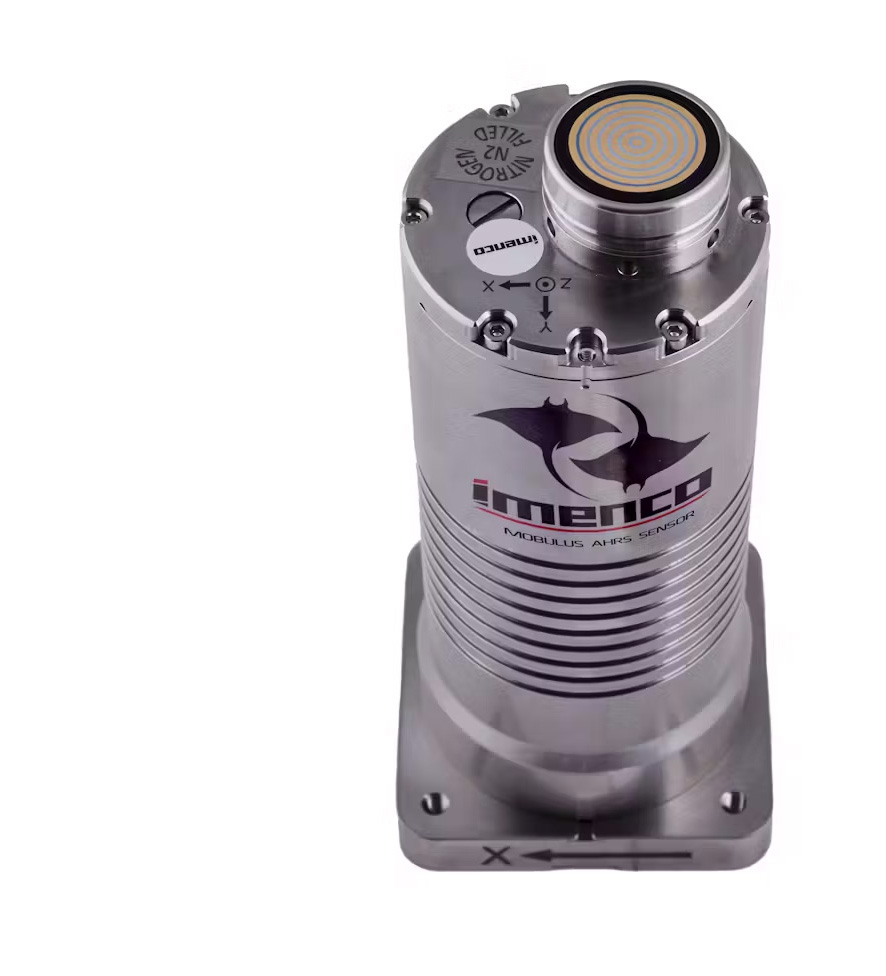 Imenco-AHRS_top-front_2stingrays_logo