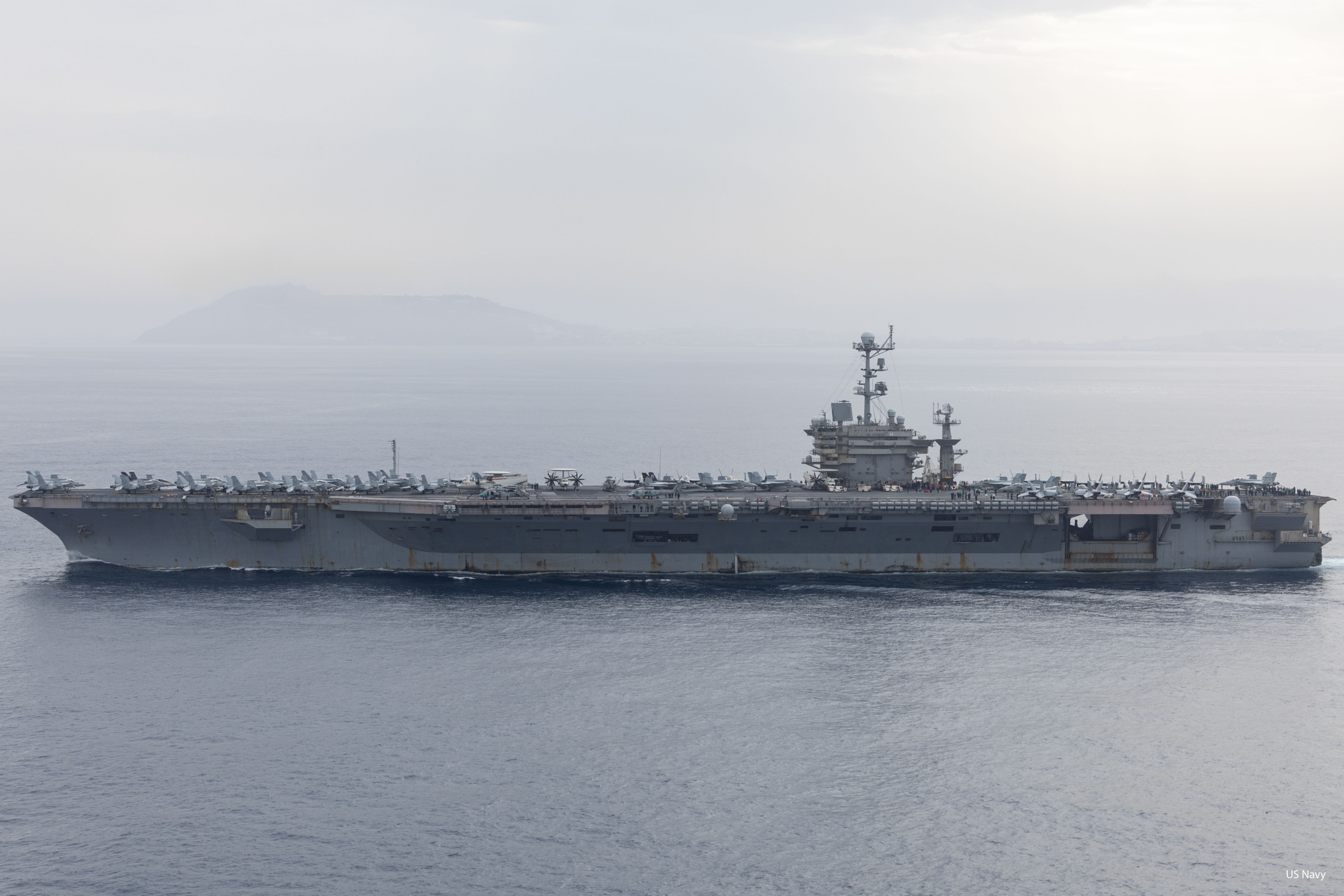US Navy Aircraft Carrier